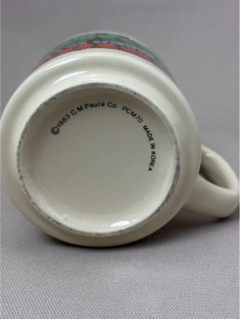 Vintage 1983 C M Paula Dont Bother Me Having A Crisis Coffee Mug 80s Office Cup